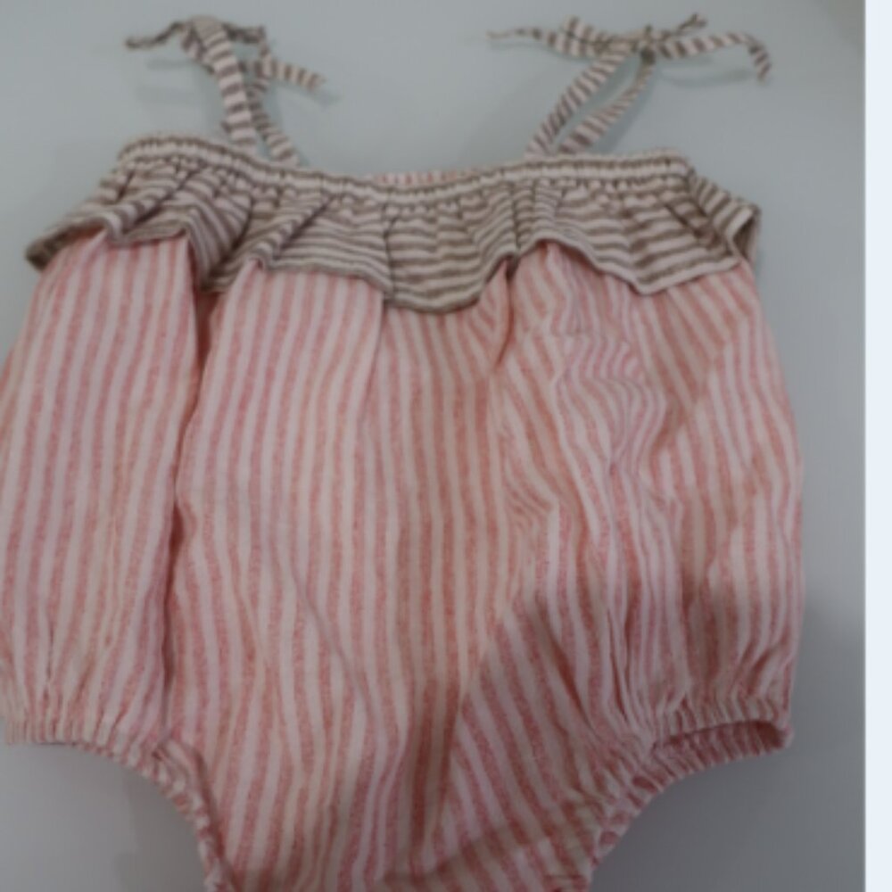 Baby girl pompomme 2yr romper bubble